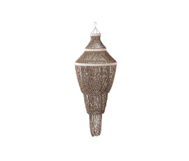 Lampara de Techo Conchas Marron