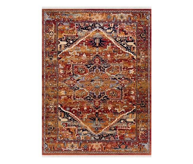 Alfombra KESHAN franjas Ornamento oriental 2886/53588 200x290 Multicolor