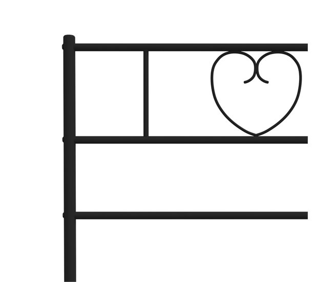 Estructura de cama 100x190 Blanco