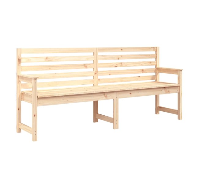 Banco De Jardín 203x48 Blanco