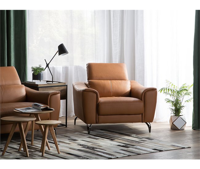 Beliani Sillón NARWIK Dorado