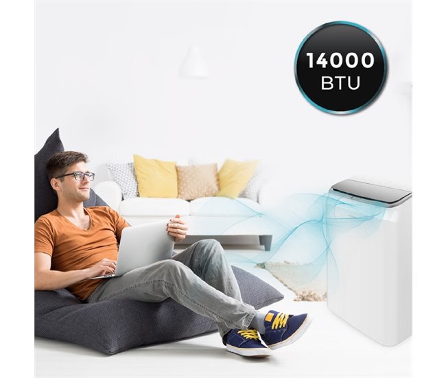 Aire acondicionado portátil ForceClima 14600 Soundless Heating Cecotec Blanco