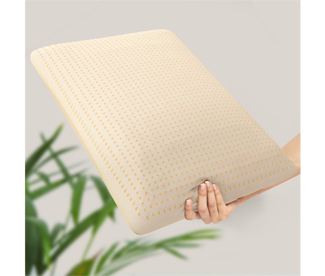 The White Stone Almohada Memory Foam Ergonómica y fresca Blanco