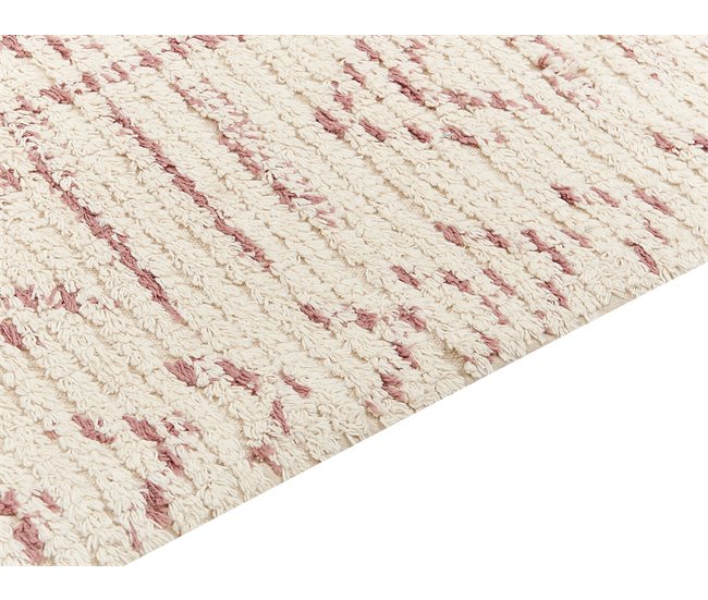 Beliani Alfombra de pelo corto EDIRNE 140x200 Beige