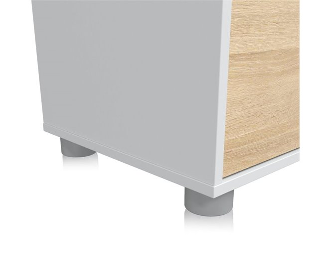 Mueble de TV - Salón Arlet 200 Blanco/ Gris
