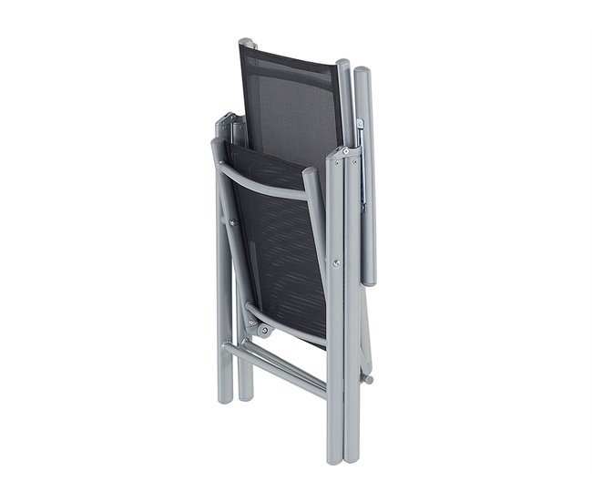 Beliani Conjunto de comedor CATANIA Gris Claro