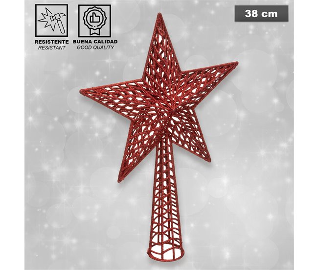 Estrella de cresta Rojo