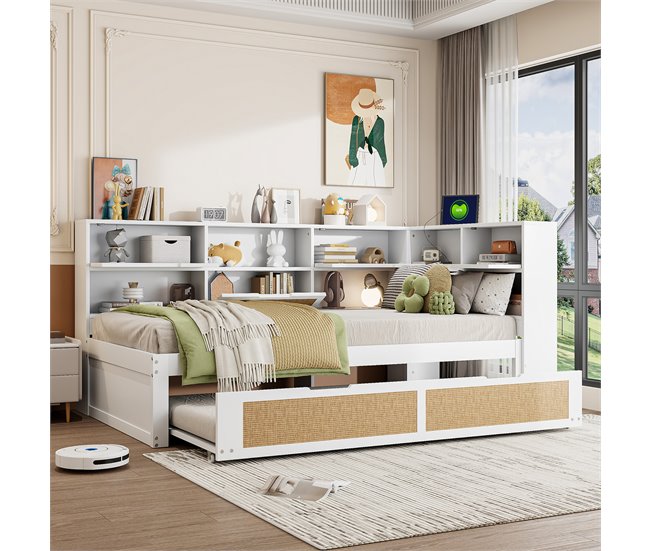 Camas nido 116x225 Blanco