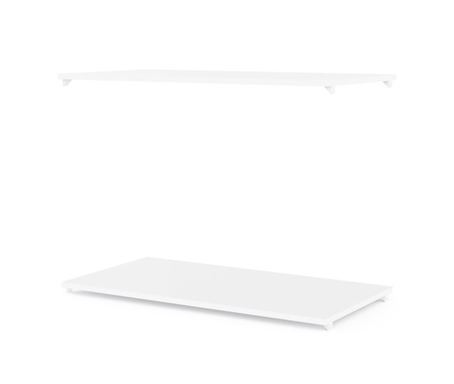 Set DRESSING II de 2 estantes Blanco