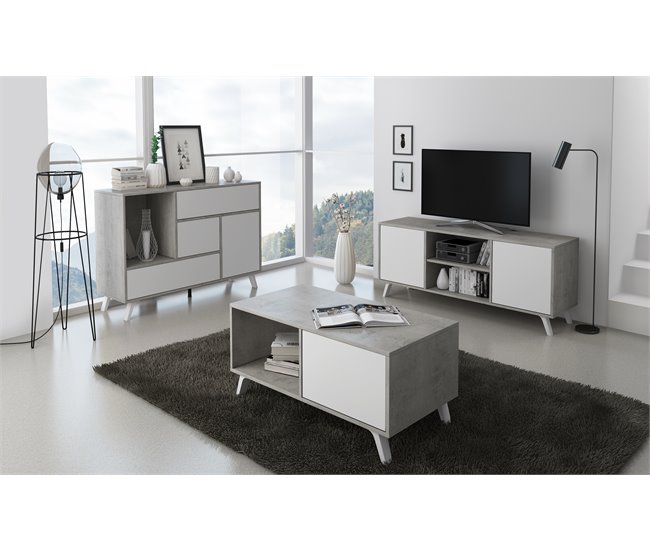 Mueble TV WIND 95 Cemento