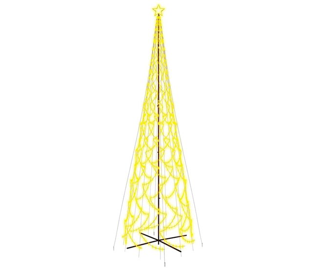 Árbol De Navidad Cónico Blanco