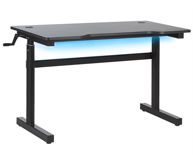 Beliani Escritorio gamer DURBIN 120x60 Negro