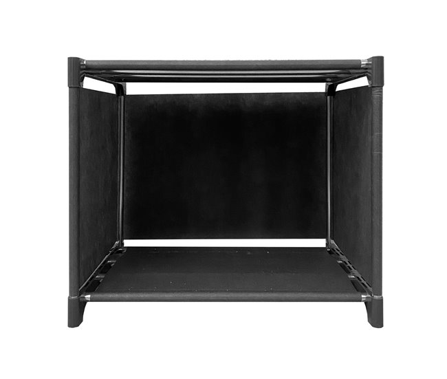 Estanteria Ordenacion 2 Pisos PVC & Tela Nyana Home 41 Negro