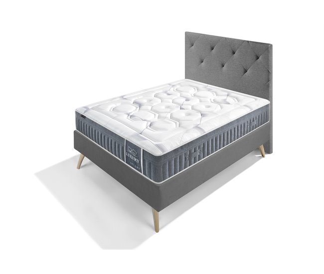 Colchón DU LUXURY Muelles ensacados 5 zonas, Viscoelática y Carbono DREAMS UNLIMITED 