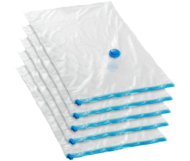 5 bolsas de vacío Transparente