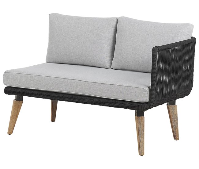 Beliani Conjunto de jardín ALCAMO Crema