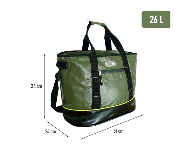Acomoda Textil – Bolsa Térmica Portátil Verde