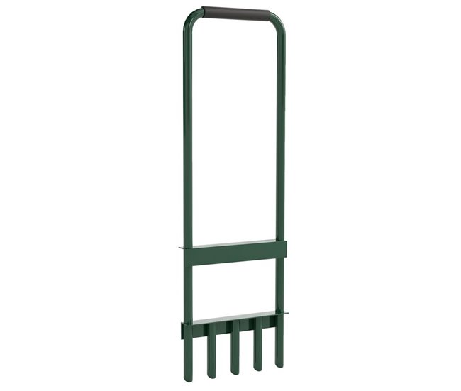 Aireador Púas Huecas Acero Outsunny Verde