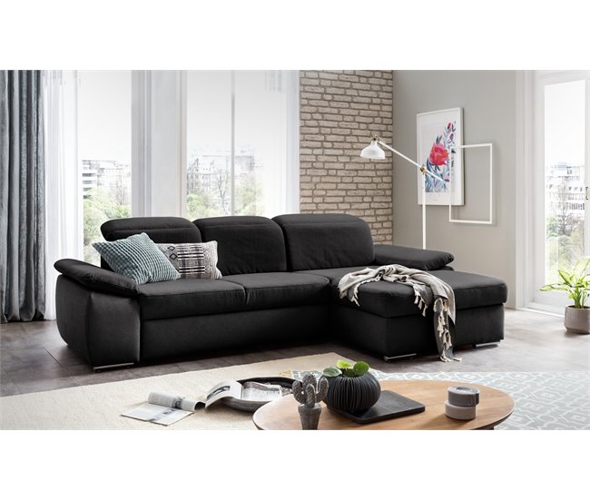 Chaise longue con cama MORIS Antracita