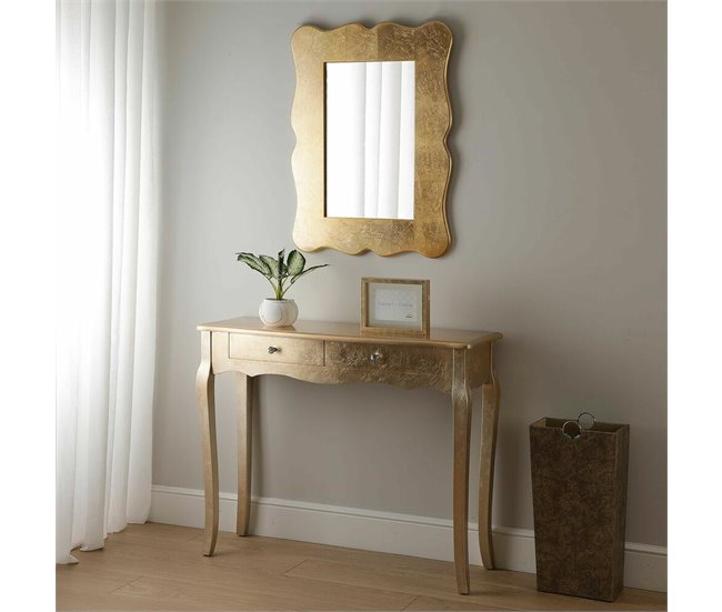 Espejo de pared Cagliari 2x60 Dorado