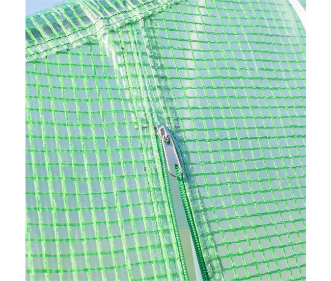 Invernadero de Jardín Acero, PE Outsunny Verde