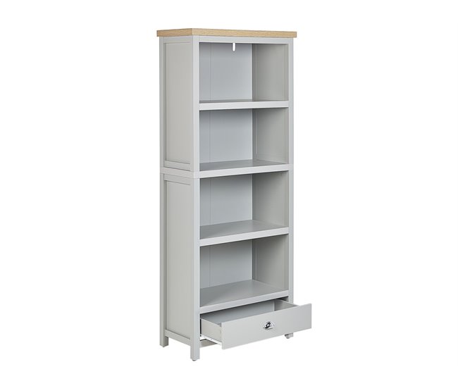 Beliani Estante para libros CLIO 72 Gris Claro