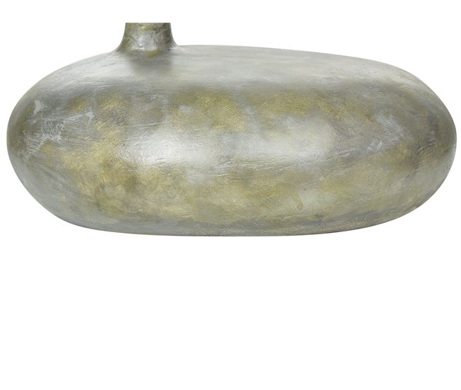 Beliani Jarrón decorativo RAWANG Gris
