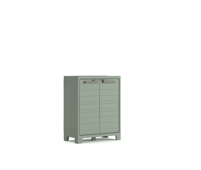 Armario resina exterior PLANET outdoor bajo 100x80x44cm verde Verde
