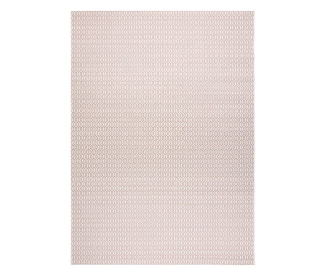 Alfombra de cuerda sisal FLAT 48603/526 Ojetes 140x200 Crema