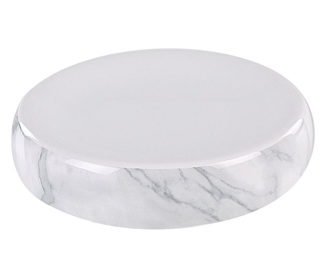 Beliani Conjunto de accesorios de baño ARAUCO Blanco