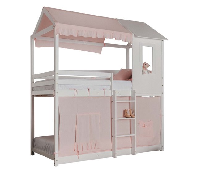 Techo para litera Montessori Rosa