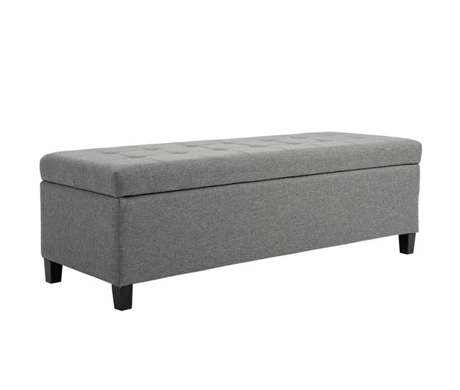 Banco de Almacenamiento 125x49 Gris