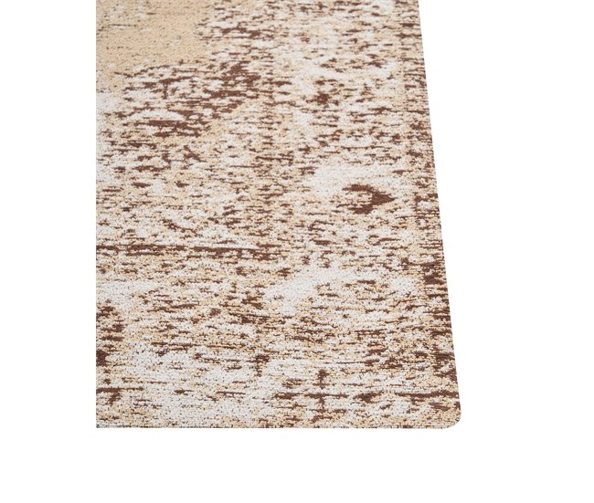Beliani Alfombra de pelo corto ALMUS 80x300 Beige