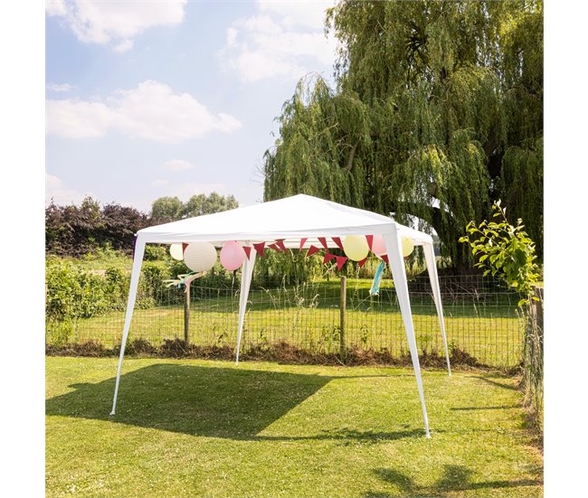 Carpa de recepción, 3 x 3 m Blanco