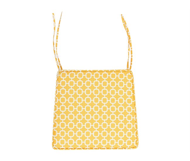 Beliani Cojines de asiento TERNI 34x37 Amarillo