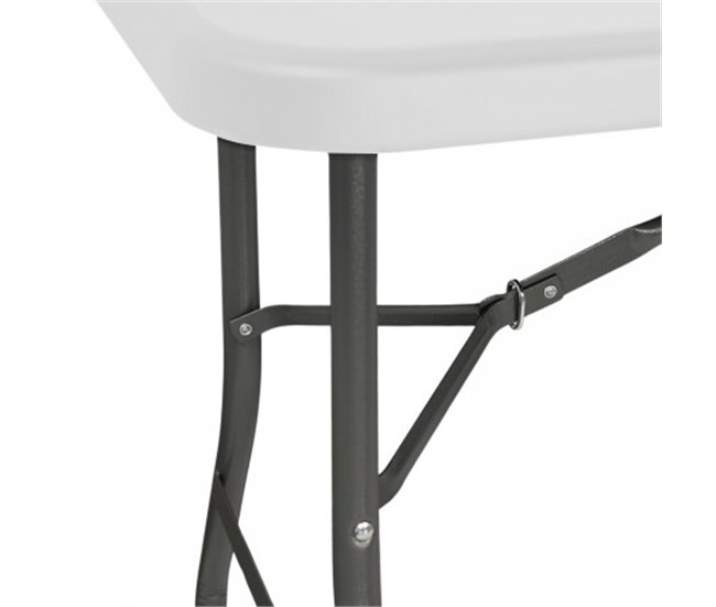 Pack 2 Mesas Plegables Rectangular Catering 7house 240x74 Blanco