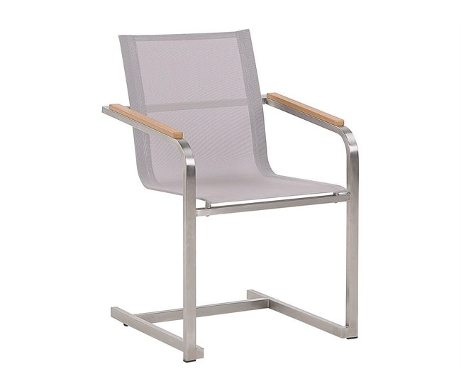 Beliani Conjunto de comedor COSOLETO Blanco