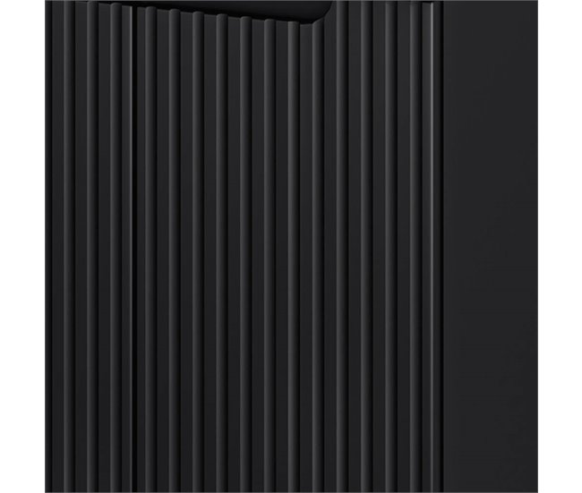 Mueble de baño bajo lavabo Newport con puerta 20 Negro/ Madera