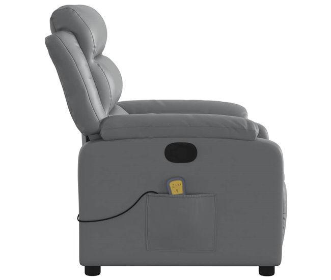 Sillón Reclinable De Masaje Crema