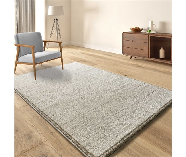 Alfombra de estilo escandinavo CANDELA - ATTICGO 160x230 Crema