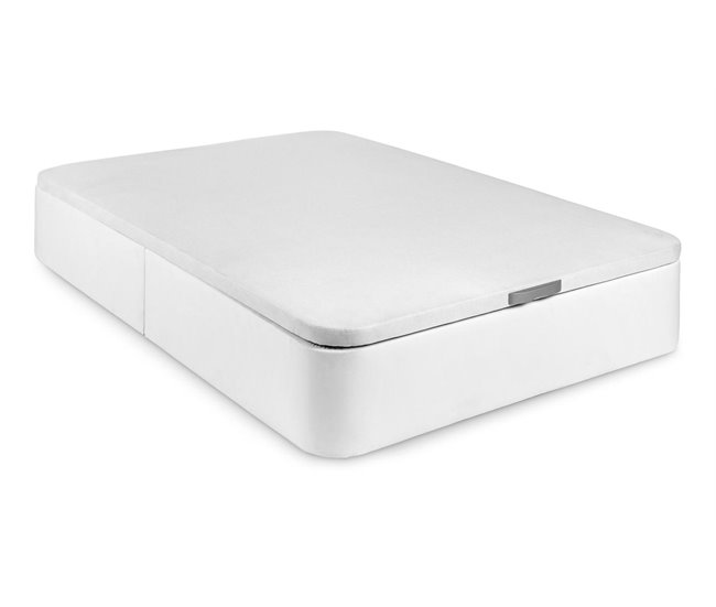 PACK CANAPÉ DE POLIPIEL  + COLCHÓN VISCOELÁSTICO 90x190 Blanco