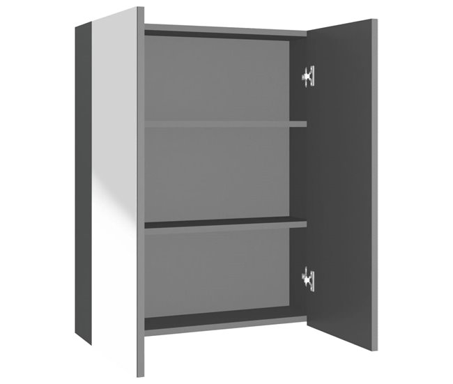 Armario Con Espejo 60 Antracita