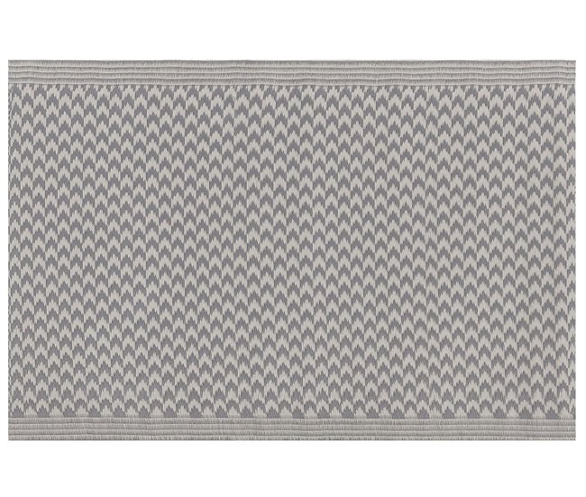 Beliani Alfombra de exterior MANGO 60x90 Azul Marino