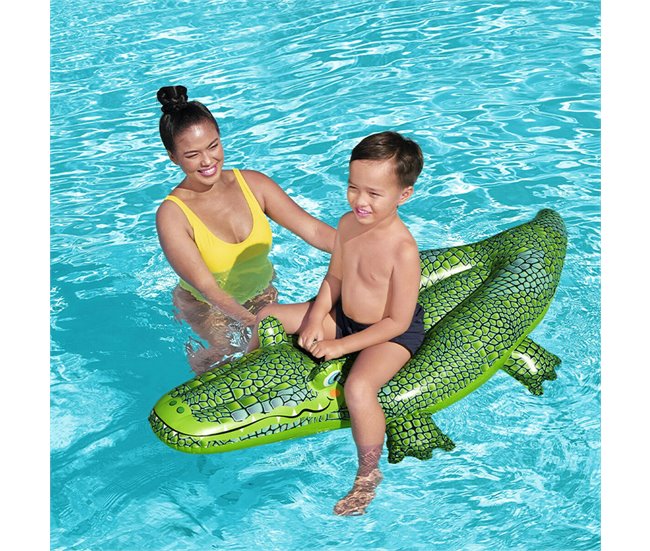Flotador Hinchable Cocodrilo Verde