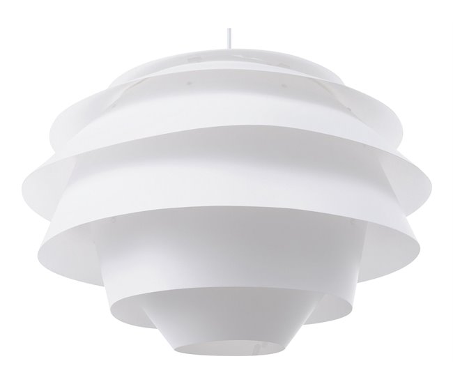 Beliani Lámpara colgante CONGO Blanco