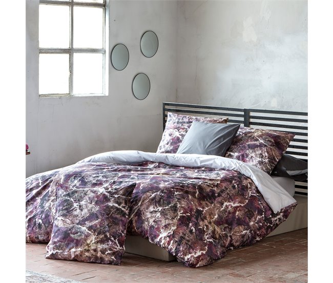 2 fundas de almohada HAZAR Malva