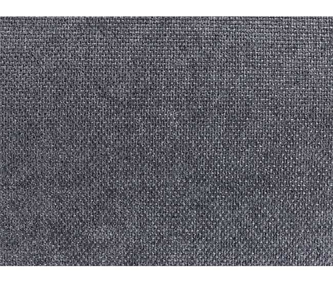 Beliani Cama con somier Poliéster IZERNORE 207x215 Gris Oscuro