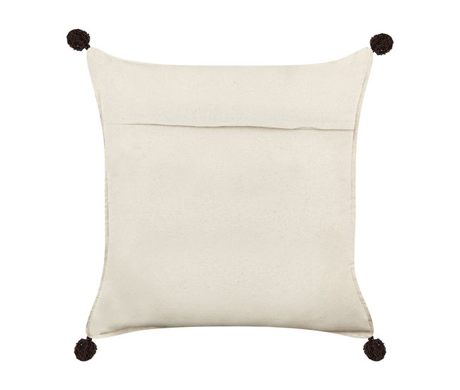 Beliani Cojín decorativo FUSSEL Beige
