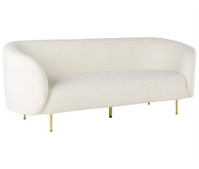Beliani Conjunto de sofás LOEN Blanco