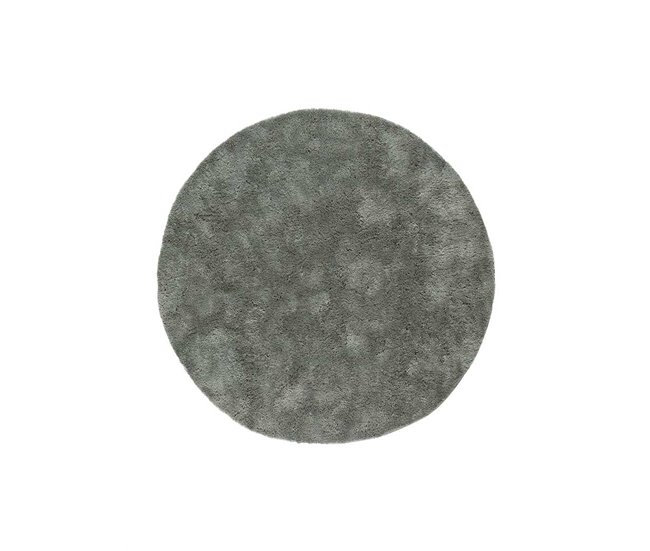 Alfombra lisa de pelo alto ROMA - ATTICGO 120x120 Antracita